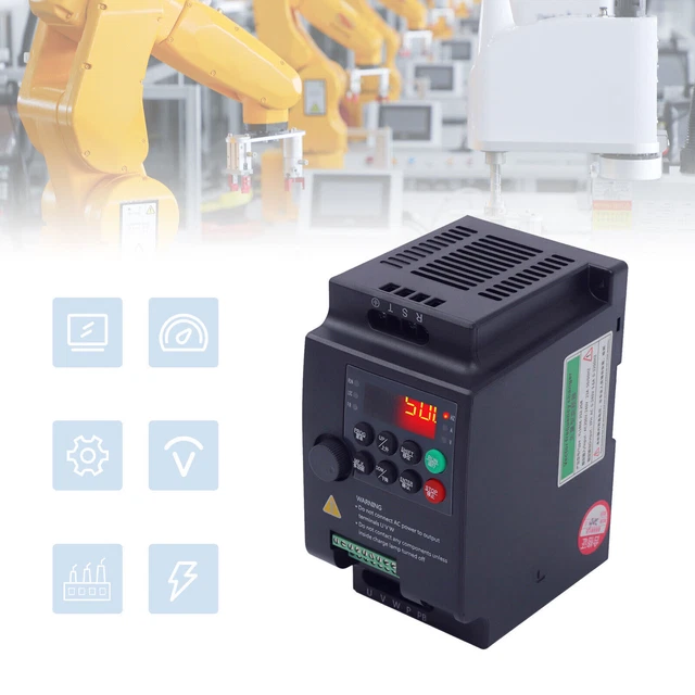 VEVOR 3HP 2.2KW 220V VFD Variable Frequency Drive Inverter CNC Single ...