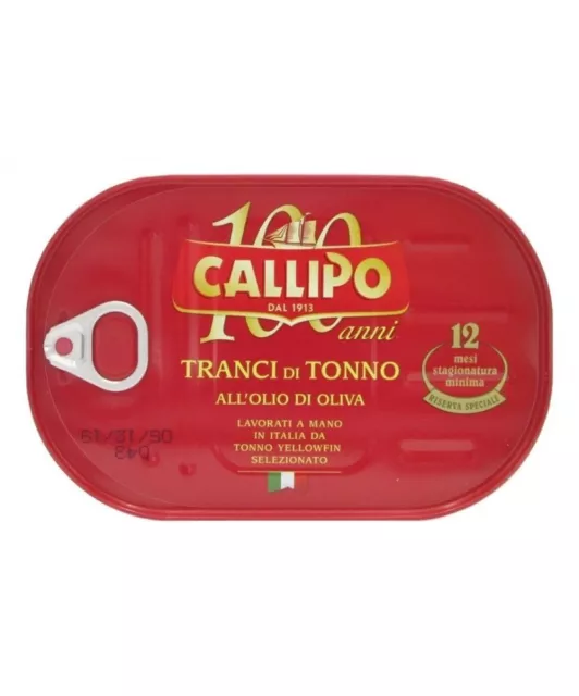 Tonno In Tranci All'olio Di Oliva Callipo Gr. 320 Riserva Speciale