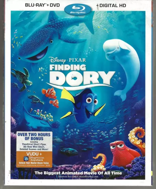 Disney Pixar Finding Dory Blu-Ray + DVD (Kein Digital Code) Gebraucht DVD