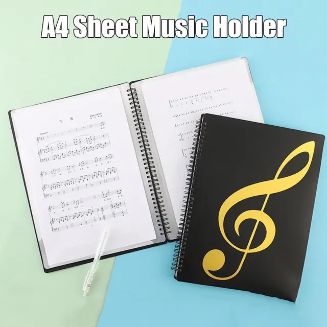 40/60 Pages Music Score Coil Binder Practice Piano Storage Paper R5 Hot W7E3