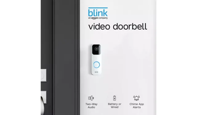 Blink Video Türklingel Full HD 1080p Zwei-Wege Audio weiß