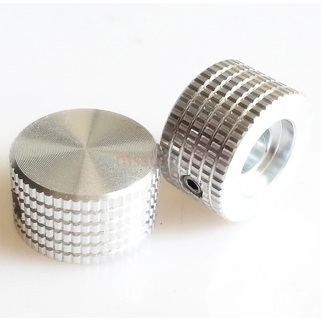 17x10mm Guitar Tone Control Push Button Aluminum Volume Potentiometer Knob