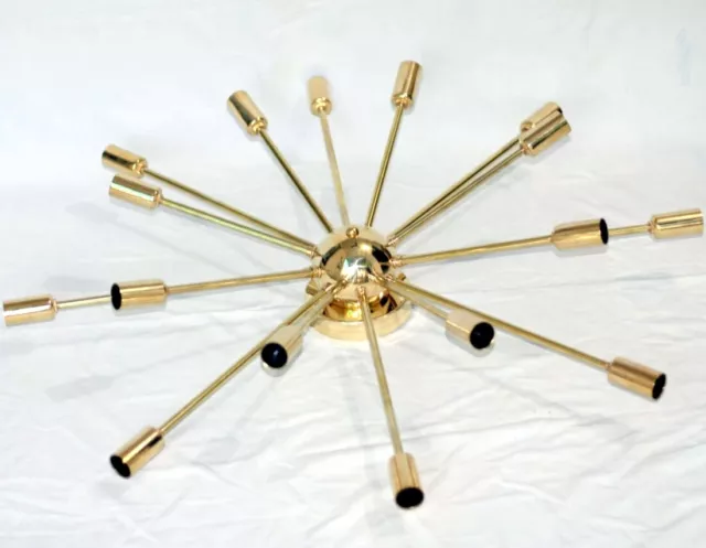 Laiton 16 Lumières Chasse Support Lustre Moderne Style Fabriqué à la Main En