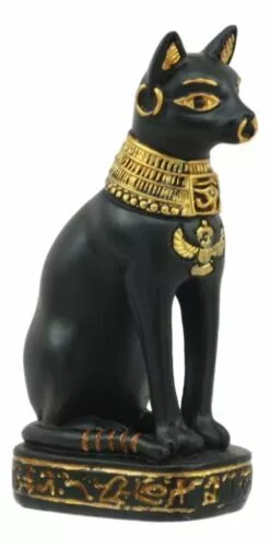 Egyptian God Protection Home Bastet Cat Dollhouse Miniature Statue Gods Of Egypt 3