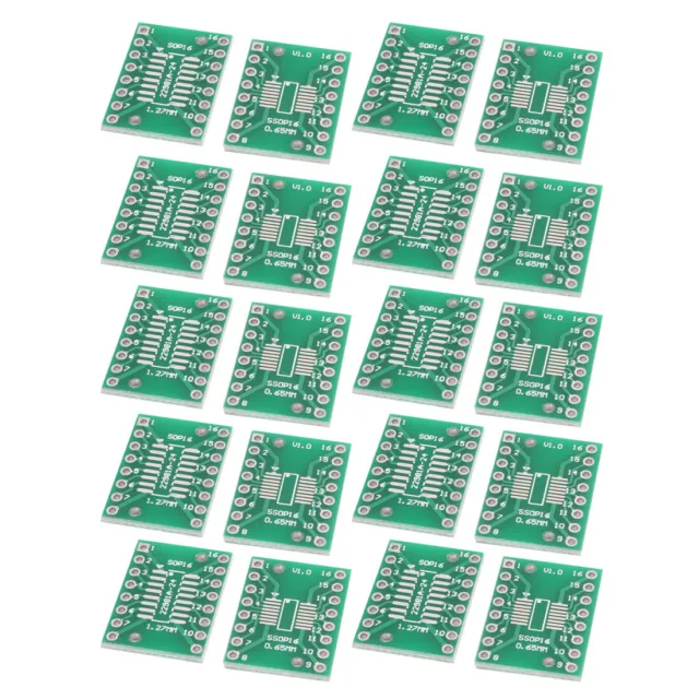 20 Stücke SSOP16 SOP16 0,65mm 1,27mm DIP 16Pin 2,54mm IC PCB Adapter Konverter
