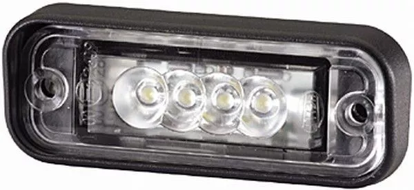 HELLA Licence Plate Light Number Plate Lamp Outer LED 24V (2KA 010 278-607)