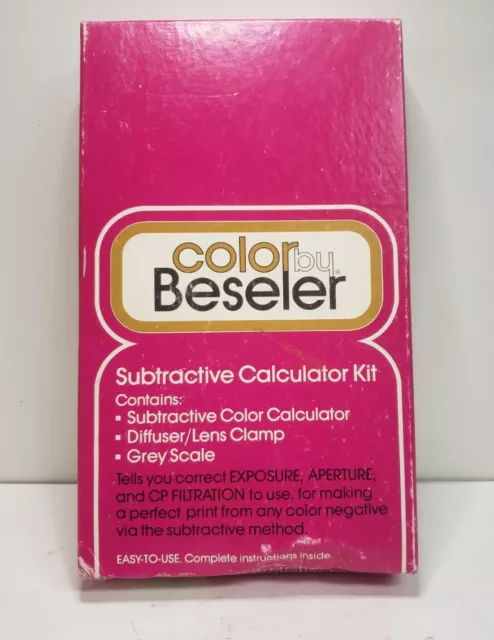Kit de calculadora sustractiva Color by Beseler