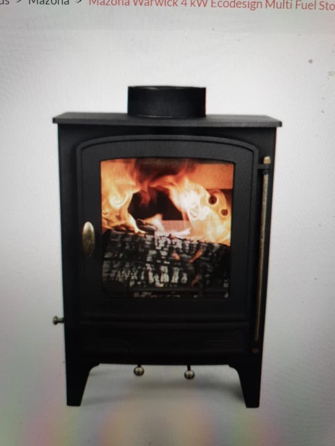 WARWICK 8 KW Ecodesign Ready Multi Fuel Wood Burning Stove £495.00 -  PicClick UK