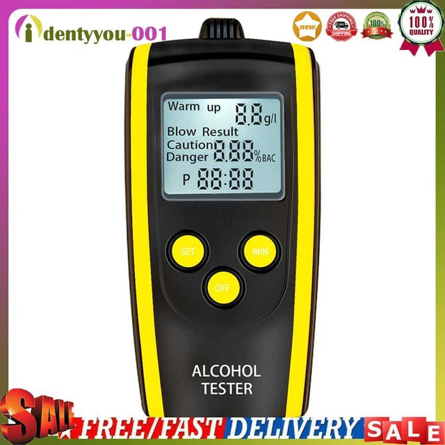 Analizador de alcohol con pantalla LCD HT-611 probador de alcohol sin contacto