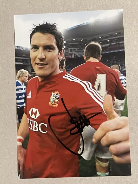 James Hook - British Lions Rugby Signed 6x4 Photo
