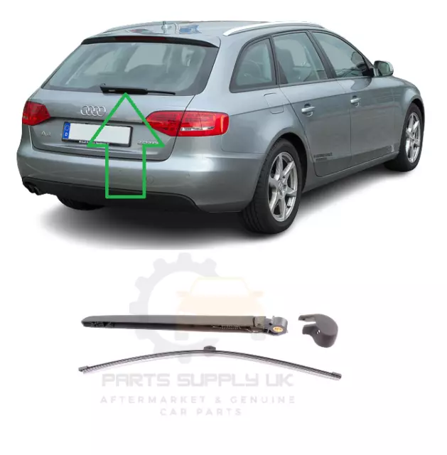 Nuovo Per Audi A4 Avant B8 2008 - 2016 Braccio Tergicristallo Posteriore Con Lama 400 Mm 8K9955407