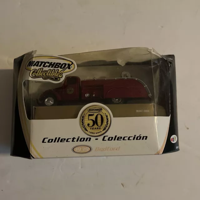 MATCHBOX - MODELS OF YESTERYEAR - 1939 BEDFORD FIRE TRUCK - 50TH ANNIV - Vintage