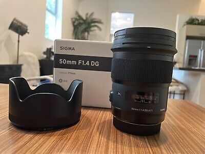 Sigma Art 50mm f/1.4 DG HSM Lens for Canon (EF Mount) Excellent Condition