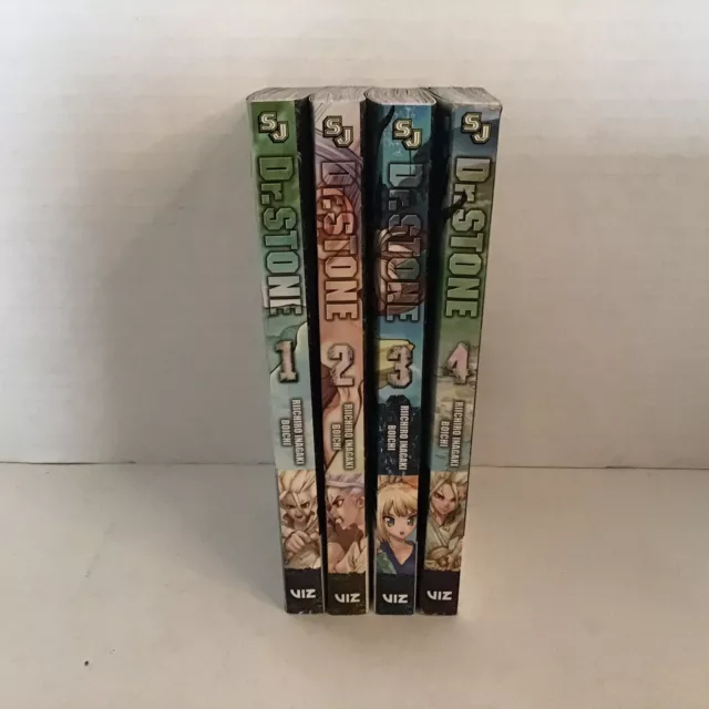 Dr. Stone English Manga Vol 1-4 Viz Media Shonen Jump