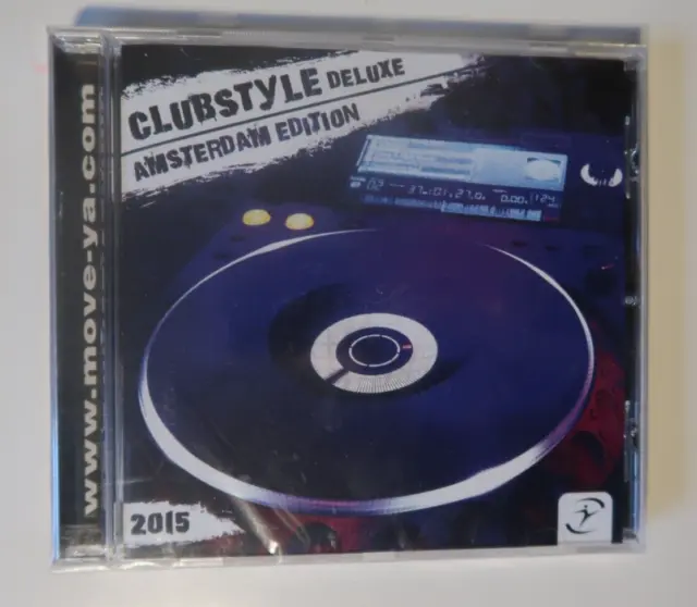 move-ya- Clubstyle Deluxe Amsterdam Edition 2015 CD - Neu in Folie eingeschweißt