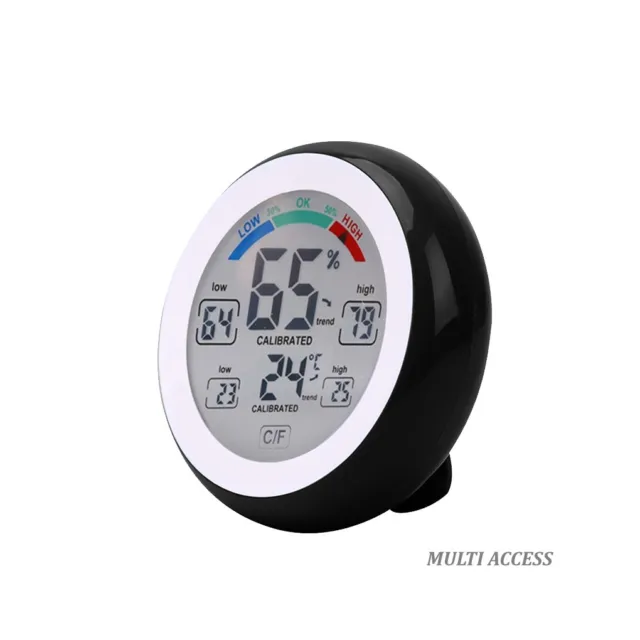 Hygromètre Thermomètre Digital LCD Température intérieure / humidité sans fil 2