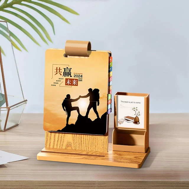 Decorazione Da Scrivania In Legno A Forma Di Mucca - 123-LCBMH-cow - Porta Biglietti Da Visita O Oggettino Simpatico Per Ufficio