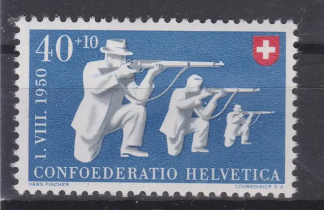 Schweiz Nr. 549  postfrisch, 40 c ,pro Patria"  1950
