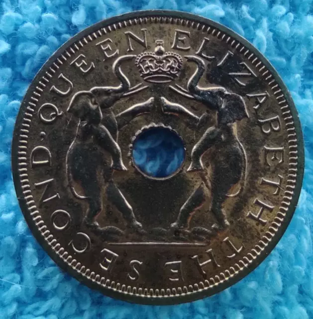 RHODESIEN UND NYASALAND 1 Penny 1962 KM#2 (SC)