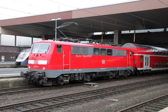 B138 35mm Slide DB Class 111 111011 @ Dusseldorf