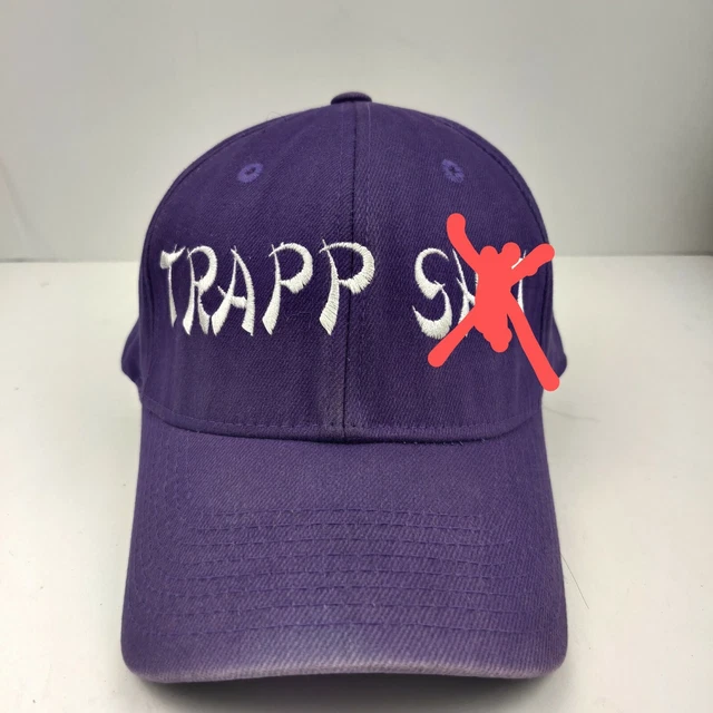 Trapp Sh*t Real Fit Fitted Hat Cap Purple