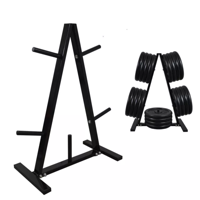 Weight Plates Storage Rack - Weight Tree - Weight Stand 88cm Large Heavy Duty