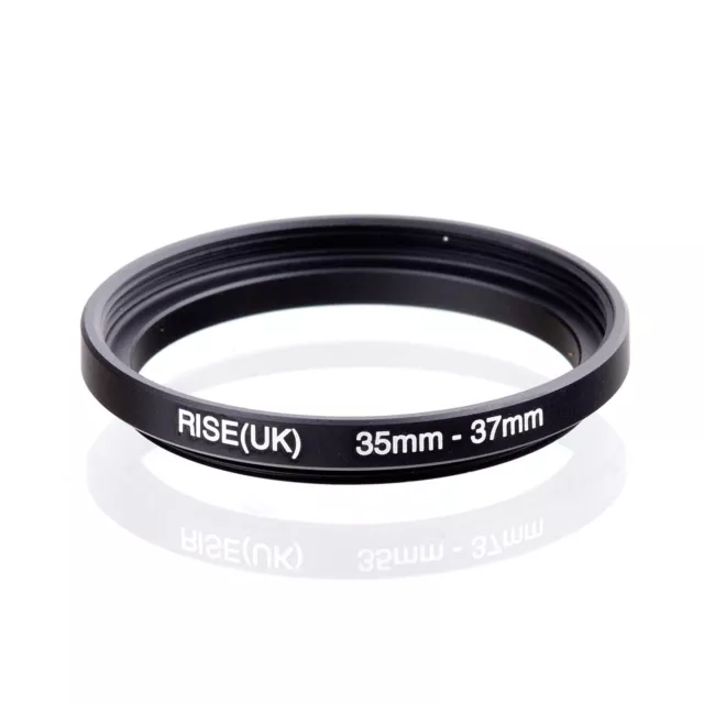 RISE(UK) 35mm-37mm 35-37 mm 35 to 37 Step Up Ring Filter Adapter black
