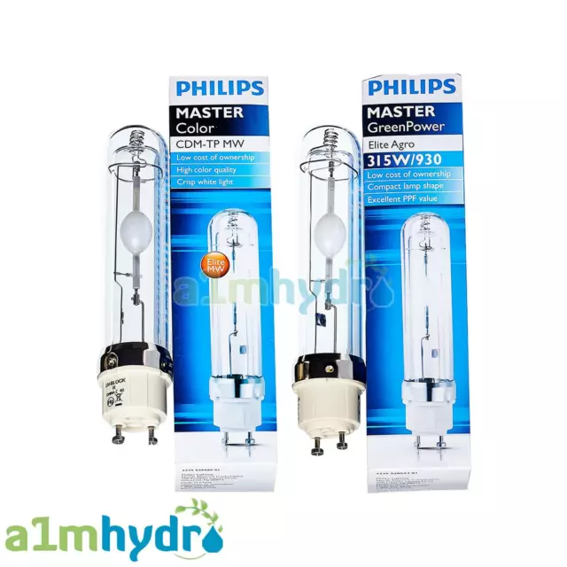 Philips 315w Ceramic Metal Halide Master Colour Elite Agro Grow Light Bulb