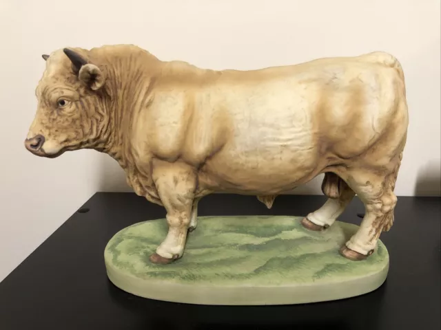 Charolais Bull By Andrea By Sadek Ceramic Bull