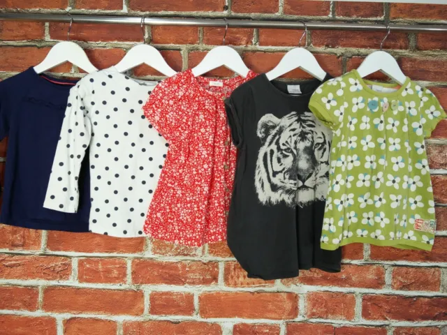 Girls Bundle Age 3-4 Years M&S Next Top T-Shirt Blouse Summer Casual Kids 104Cm