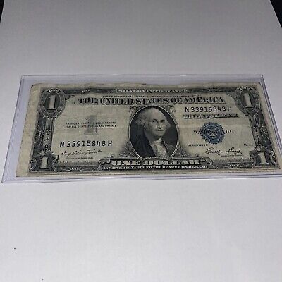 $1 1935 E silver certificate (circulated) Blue