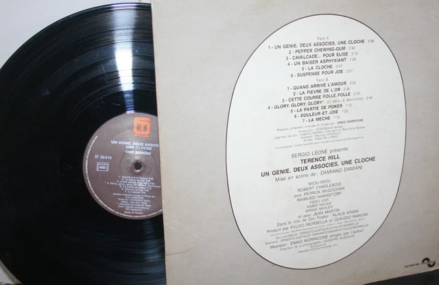 Ennio Morricone / BO du film  / LP 33T / un génie, deux associés, une cloche 3