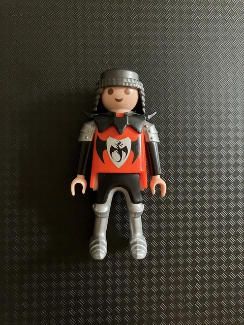 PLAYMOBIL 3327 TUEUR de DRAGON rouge chevalier barbare chateau hache