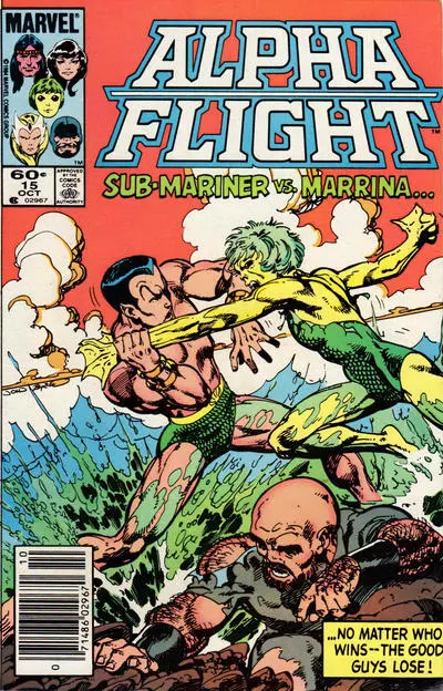 Alpha Flight (1st Series) #15 (Newsstand) VG; Marvel | low grade - John Byrne Su