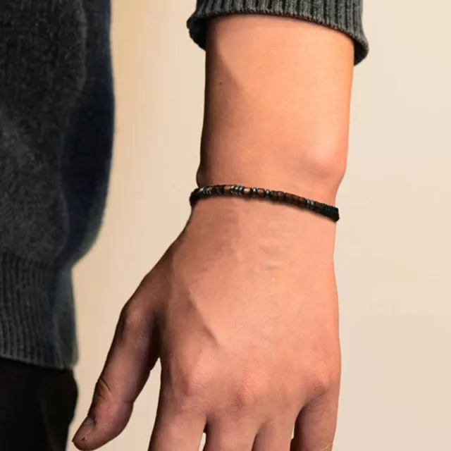 I Love You Morse Code Beaded Bracelets For Men To My Grandson Graduat#km 2