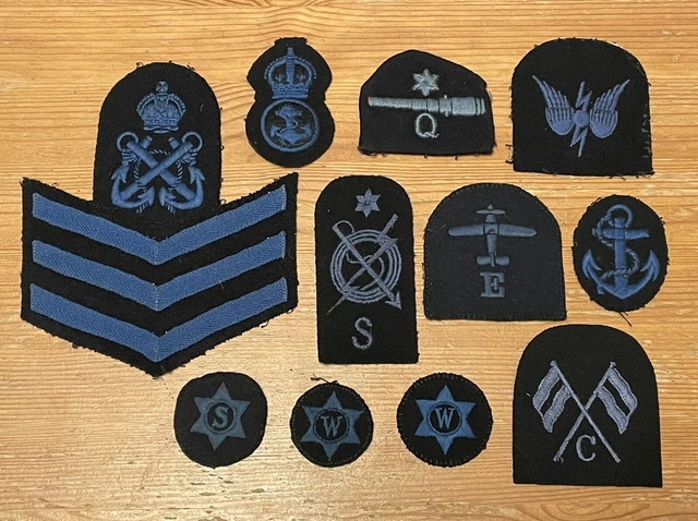 Wrnsn ROYAL NAVY WRNS Wrens Ww2 Era Petty Officer & Rating Trade Badges Women ...