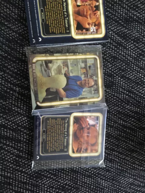 Star Trek Voyager Profiles Michael Westmore Chase Card Set 1-9 Lot Of 3