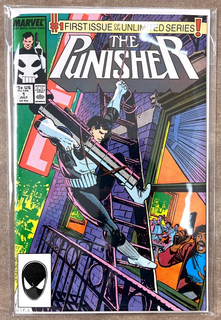The Punisher #1 (1987, Marvel) First Ongoing Solo Punisher Series, Key Issue