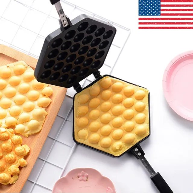 NEW Egg Cake Maker/Waffle Maker Pan Mold Non-Stick Aluminum Alloy Baking USA