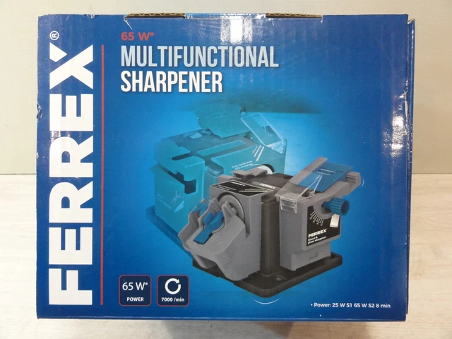 FERREX MULTIFUNCTION DRILL Bit Chisel Scissor Knife Sharpener BAND NEW 21.50 PicClick UK