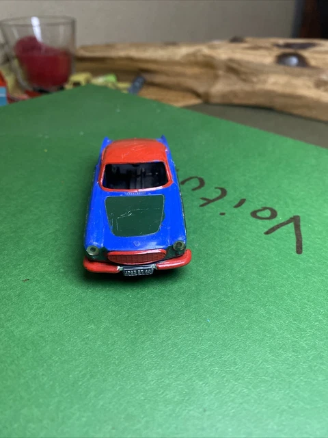 Miniature NOREV 1/43 – Volvo P 1800 Bleue, Ancienne, Plastique, Années 60