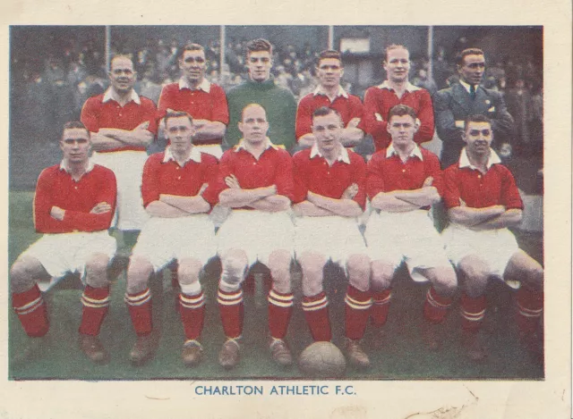 Shermans Pools Searchlight on Famous Teams Trade Card Charlton Athletic