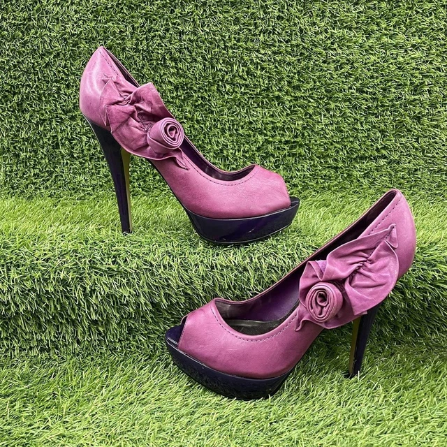 Purple high heels best sale uk