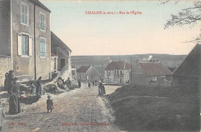 Cpa 91 Viry Chatillon / Rue De La Mairie / Boulangerie