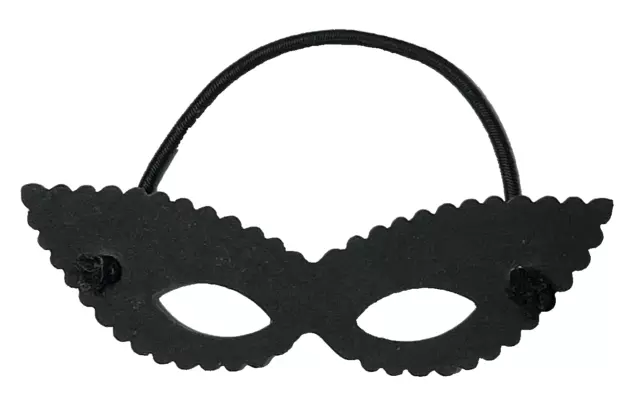 Barbie Accessory : Black Cat Eye Mask for #944 Masquerade Vintage 1963