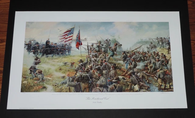 Dale Gallon - The Railroad Cut  - Collectible Civil War Print - Mint Print