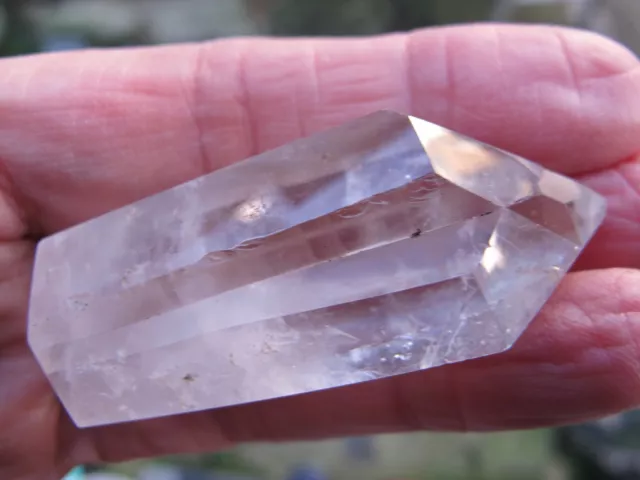 Crystal Quartz Clear Polished triple Point Grade Rock stone Natural Healing  38g