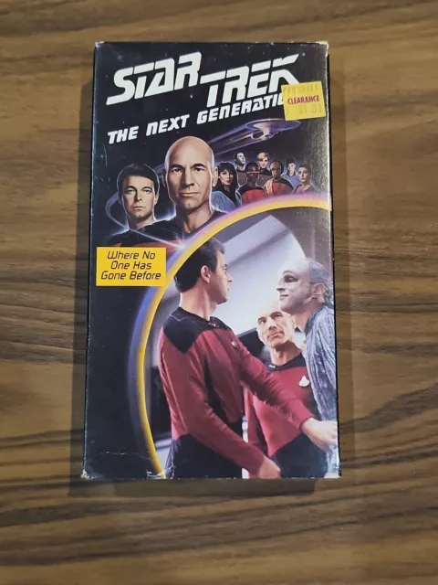 Star Trek: The Next Generation: Where No One Has Gone Before (1992, VHS)