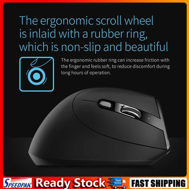 ZELOTES MOUSE VERTICALE ergonomico 2400 DPI regolabile F-36A 2,4G mouse ...