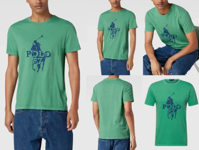 Polo Ralph Lauren Jugador 67 Estampado T-Shirt Custom Slim Fit Camiseta New XXL 2